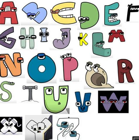 Random Alphabet Letters With Faces Thingy! by TheBobby65 on DeviantArt