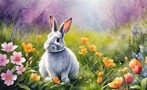 Image result for Blue Bunny Rabbit
