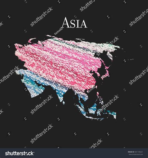 Asia Continent Map Vector 的图像结果