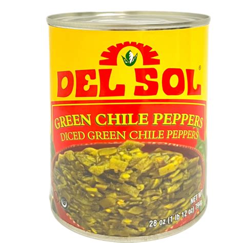 Del Sol Diced Green Chiles (28 oz) Delivery or Pickup Near Me - Instacart