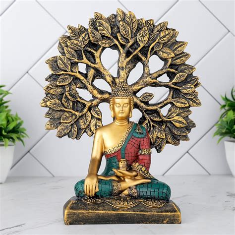 Buy Global Grabbers Buddha Statue Showpiece Idol Home Decor Items for ...