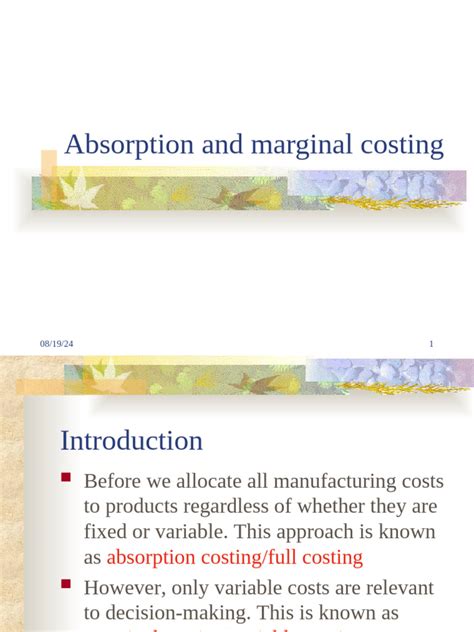 Image result for Difference Between Absorption and Marginal Costing with Example