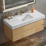 WELLFOR Nolan Solid Wood Bathroom Vanity 60-in White Undermount Double ...
