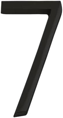 DecorTwist® Metal House Number Modern Black House Numbers For Flat Door ...