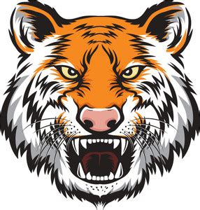 Design Decor 60.96 cm Tiger Scary Face Wall Sticker & car Sticker Size ...