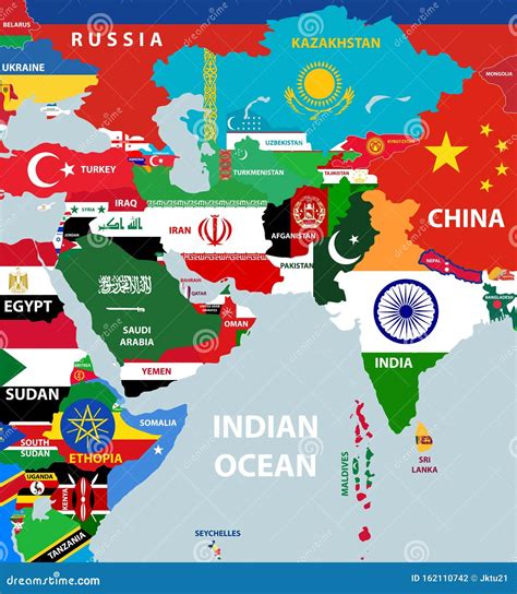 Map Of North Asia Countries