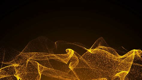 Abstract Golden Glowing Wave Banner 1052103 Vector Art at Vecteezy