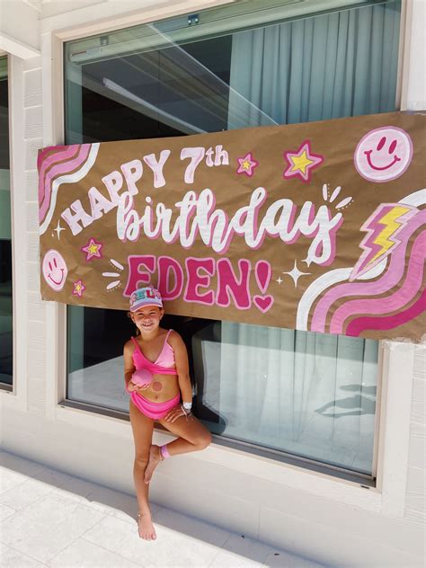 Groovy 7th birthday!!!! | Girly birthday party, Girl birthday themes ...