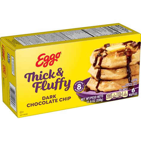 Eggo® Thick & Fluffy Dark Chocolate Chip Waffles - SmartLabel™