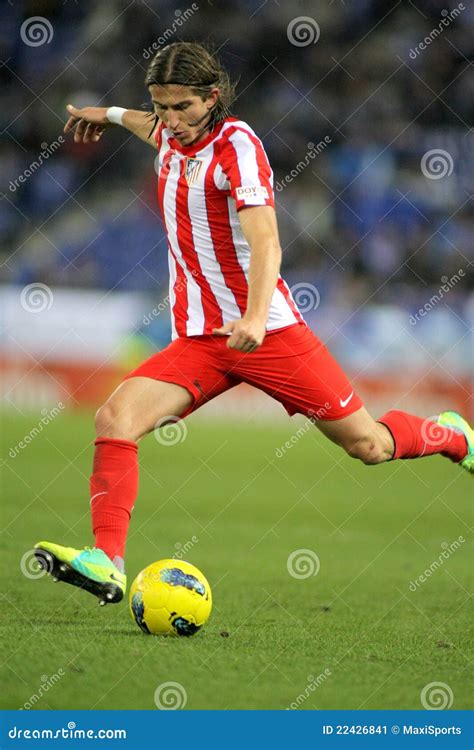 Filipe Luis Kasmirski of Atletico De Madrid Editorial Photo - Image of ...