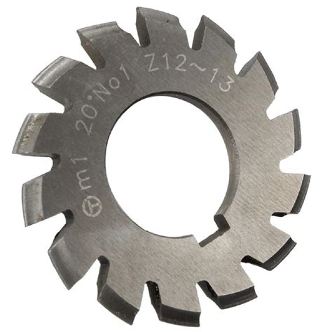 Hitommy Module 1 Pa20 Bore 22Mm #1-8 Hss Involute Gear Milling Cutter ...
