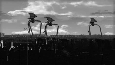 Alien Tripod Attack Scenes 的图像结果