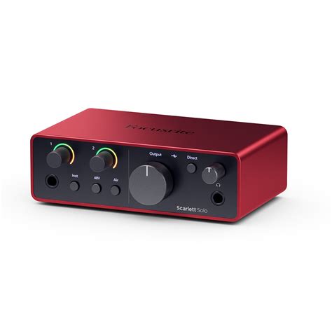 FOCUSRITE Scarlett Solo 4th Gen – Buy Audio interfaces Online | Go Tuna