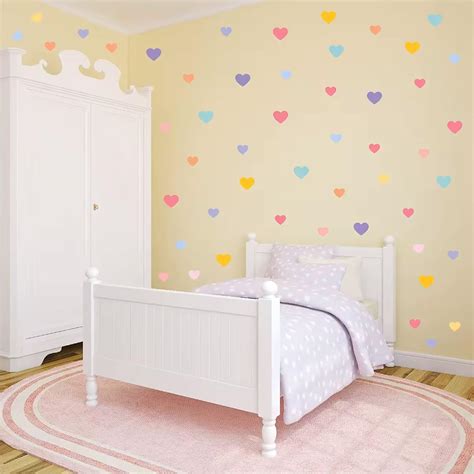 CNTGDesign 110 Pcs Heart Wall Stickers for Kids Nursery Room India | Ubuy