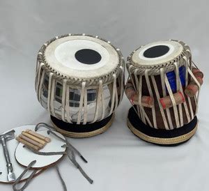 MAGA MART Manufacturer Wooden Indian Musical Tabla Set+ Ring Pad ...