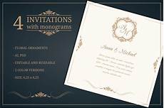 Wedding Invitation Free Templates by Wedding Invitations With Monograms Wedding Templates Wedding Invitation Free Templates
