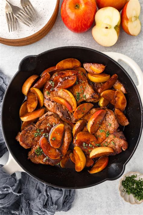 Pork Chops and Apples - Cook Dinner Tonight