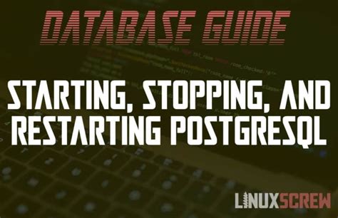 Image result for Start Postgresql