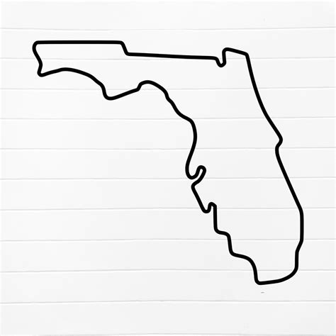 Florida Outline Svg, Florida Map Png, Florida Map Svg, Florida State ...