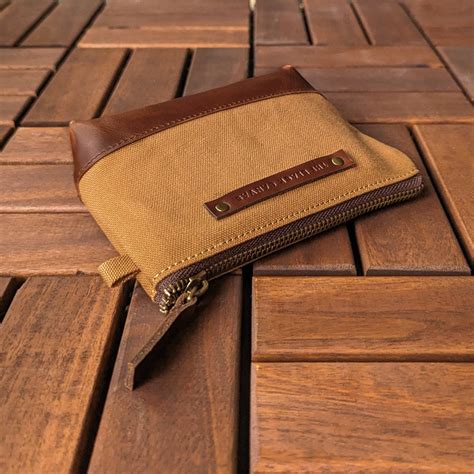 Essential Utility Pouch - Tan | Type II – The Black Canvas