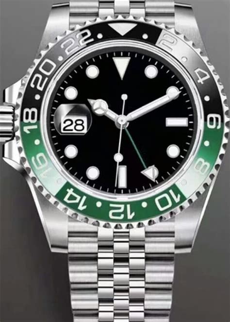 Erkek 2022 Yeni Ürün Solak 40Mm Gmt Seramik Çerçeve Paslanmaz Çe Diğer ...