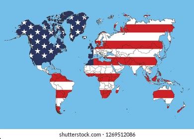 Flag of the World United States Map 的图像结果