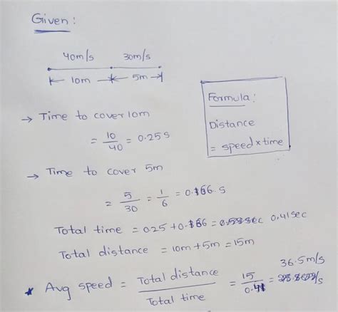 a train moves a distance of 10 metre with a constant speed of 40 metre ...