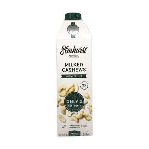Elmhurst Unsweetened Cashew Milk