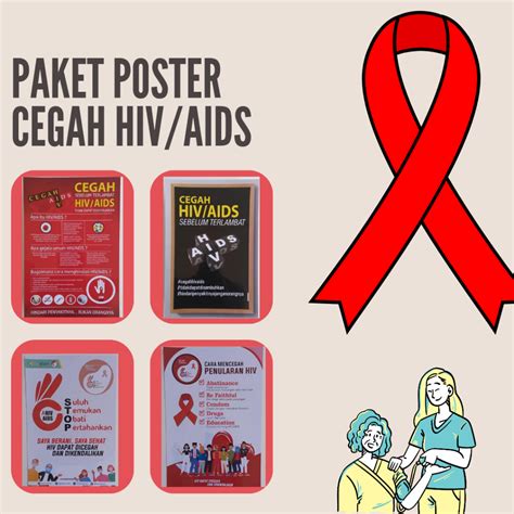 Jual Paket Poster HIV/AIDS - Paket Poster Cegah HIV/AIDS - Poster HIV/AIDS - Poster Kesehatan ...