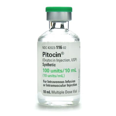 Pitocin® Oxytocin Injection 10 U/mL, Multiple Dose Vial 10 mL, Each | McGuff