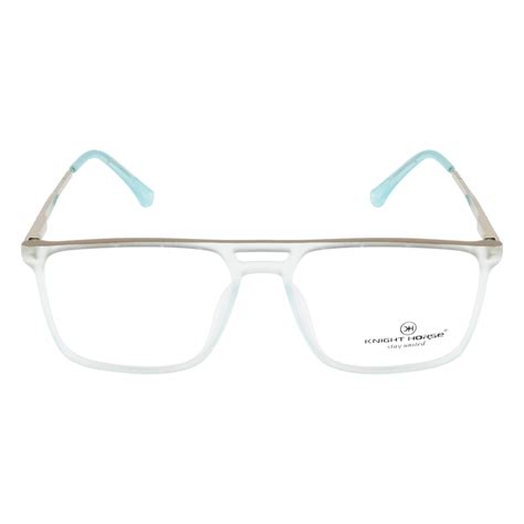 Stylish Transparent Eyewear for Men | Double Bar Frame | Designer Side ...