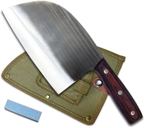 Buy ADHAKEN® Serbian Chef Knife - Meat Cutting Knife - Sharp Meat ...