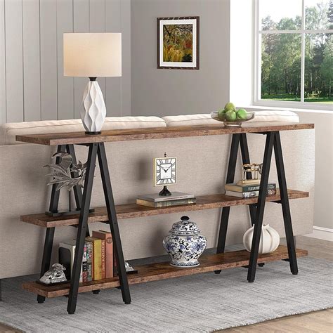Sofa Table Rustic Industrial at Joseph Sabala blog