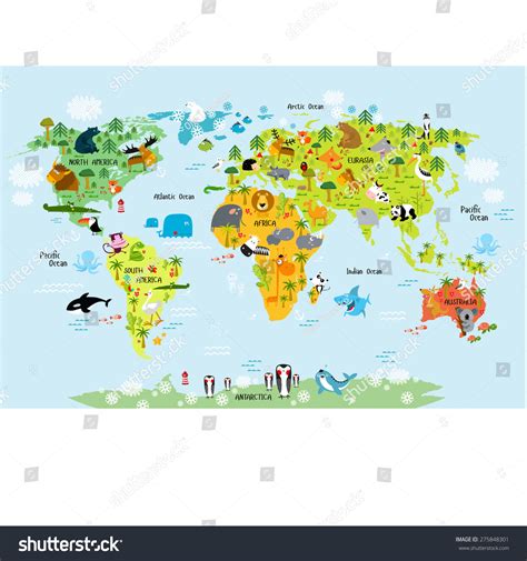 World Map of Animals 的图像结果