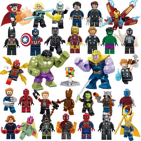 QIHao 32 Pcs Super Hero Minifigures Building Blocks Toys India | Ubuy
