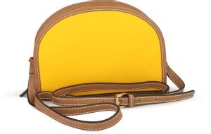 TOMMY HILFIGER Yellow Sling Bag JULIA-HALF MOON XBODY-SOLID NYLON ...