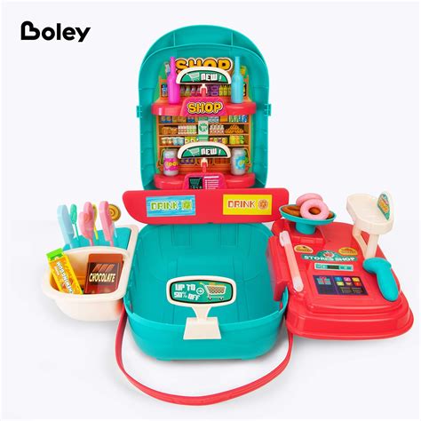 Buy Boley Supermarket Toy Food Set - 40 PC Pretend Grocery Kids Play ...