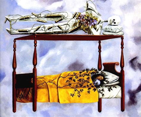 Frida Kahlo's "The Dream", 1940 | Obras de frida kahlo, Frida kahlo ...