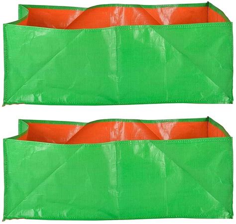 MASHKI Home Gardening Garden Green, HDPE Rectangular, 16"x10"x8" Inches ...