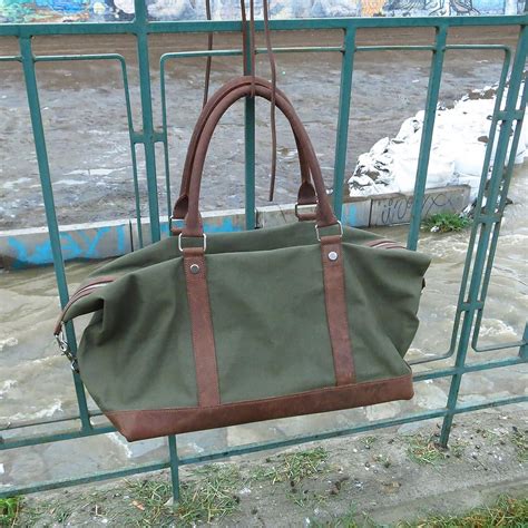 Canvas Leather Bag
