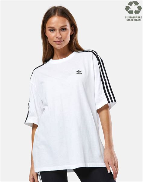adidas Originals Womens Oversized T-shirt - White | Life Style Sports EU