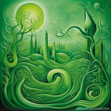 Meaning of Green Color | Stable Diffusion Online