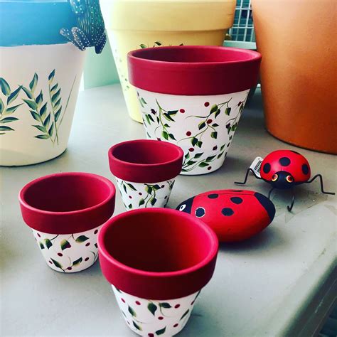 Pattysfloralcrafts - Etsy | Painted flower pots, Painted plant pots ...