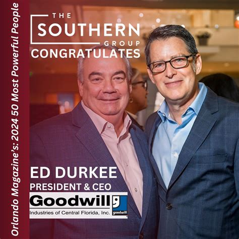 Congratulations to Ed Durkee, President & CEO of Goodwill Industries of ...
