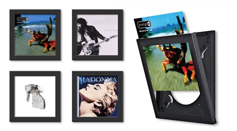 Buy Album Cover Display Frame, Flip Frame Displays Vinyl Records (Four ...