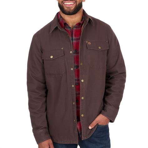 Coleman Men's Fleece Lined Canvas Shirt Jacket - Samsclub.com