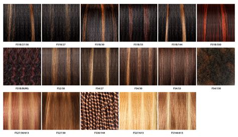 Hair Color Chart By Numbers 的图像结果