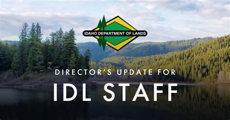 Director's Update for IDL Staff - 6/21/24 Edition