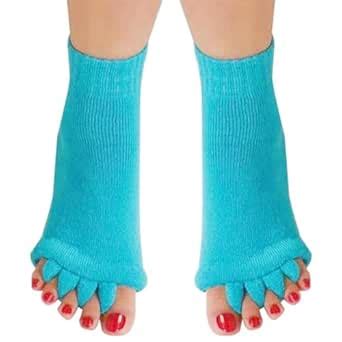 KVOP Unisex Pain Relife Foot Alignment Socks Men & Women | 5 Finger ...