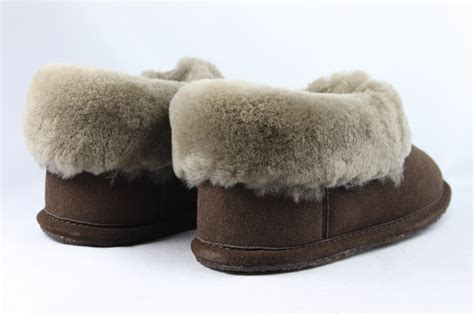 Ladies Sheepskin Slippers with full collar - Radford Leathers